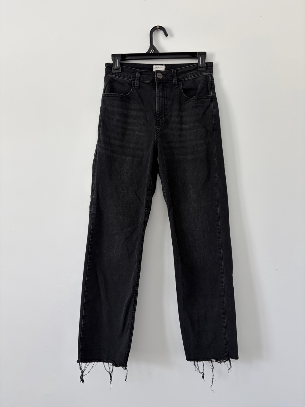 Ripton & Co. Superlite Jort Bag High Rise Black Diesel Performance Denim 26